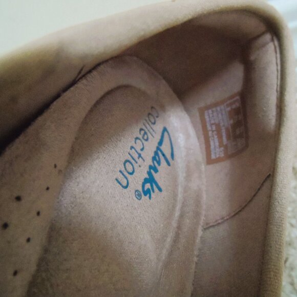 Clark’s High Heel Beige  Shoes - Size 7.5 - Picture 4 of 13